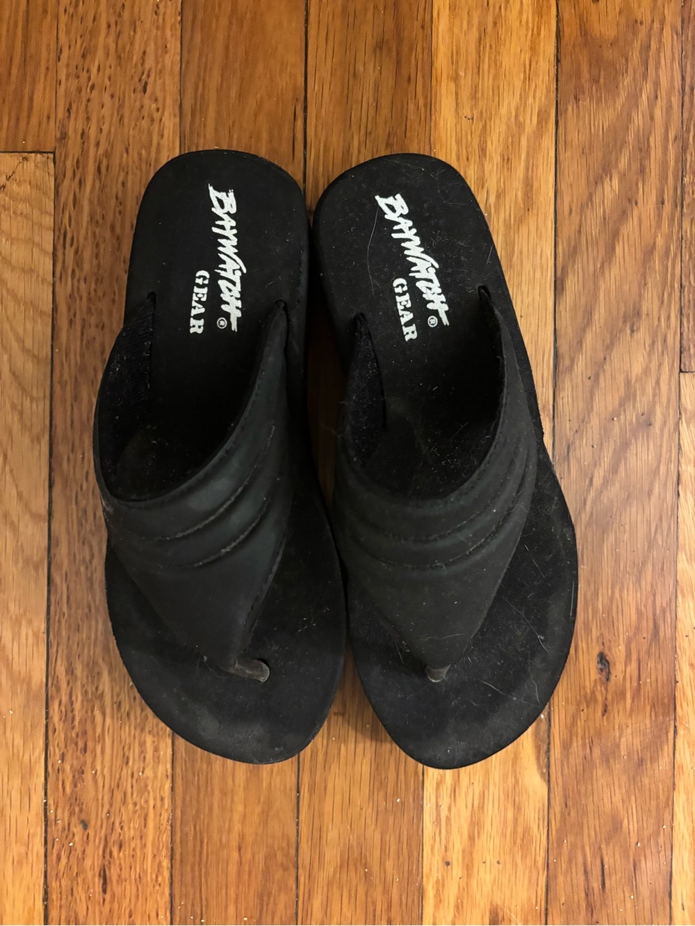 BlackThong Sandals Platform Flip flop